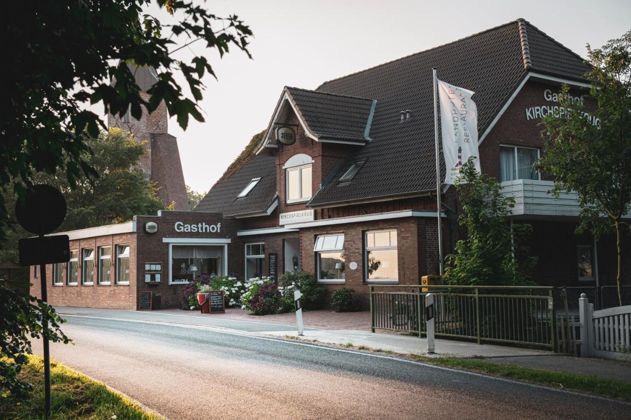 Kirchspielkrug Landhotel & Restaurant Westerhever Buitenkant foto